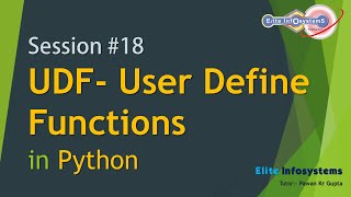 Session 18 User Define Function in Python