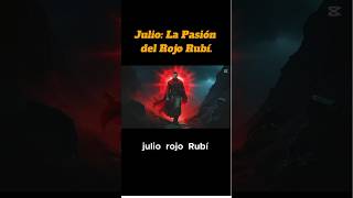 Julio  La pasión del rojo rubí