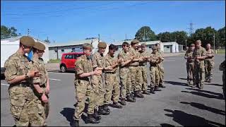 3 Star Cadets Relaxing After a Drill Session