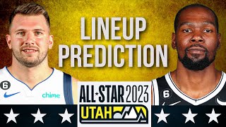 LATEST 2023 NBA ALL-STAR ROSTER PREDICTIONS - Team Luka VS Team Durant