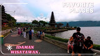 STUNNING PLACE ‼️ 💕WALKING AROUND ULUN DANU BERATAN BEDUGUL #tabanan