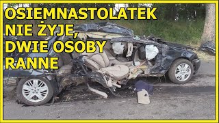 JAWOR. Osiemnastolatek nie żyje, dwie osoby ranne