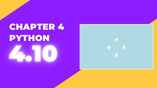Chapter 4 Python | Third Flag