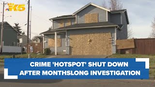 Tacoma home known as  crime 'hotspot' shut down after monthslong investigation