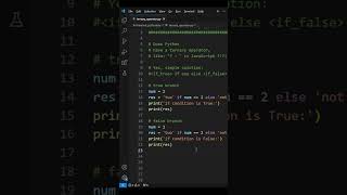 Does Python have a ternary conditional operator #python