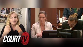 Body language expert analyzes Amber Heard's sister | COURT TV