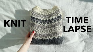 KNITTIMELAPSE ⎮ Icelandic Sweater
