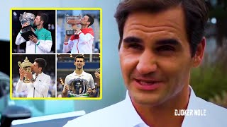 Roger Federer "What Djokovic did this year was..." - 2021 (HD)