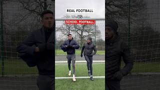 REAL FOOTBALL vs SCHOOL FOOTBALL 🔥