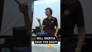 SMACK an egg! Will inertia save it? 😱 #shorts #DrTatiana