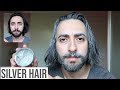 I TURNED MY HAIR, BEARD & EYEBROWS SILVER // Silver Grey Instant Colour Hair Wax