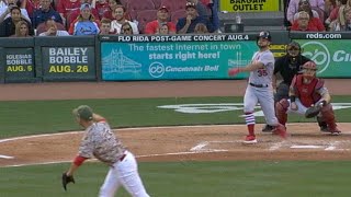 STL@CIN: Garcia triples off the top of the wall