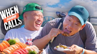 BBL Fishy!? Eating \u0026 Drinking Til We Bust - When Foodie Calls Ep 25 - Santa Monica Seafood Festival