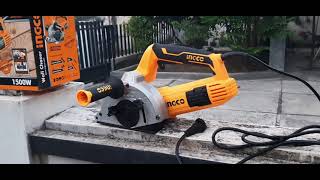 Unboxing Mesin Cutter Tembok Wall Chaser Ingco WLC15008