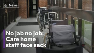 Covid: Unvaccinated care home staff in England face sack - will it worsen staff shortages?