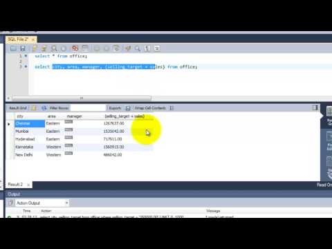 SQL Complete Tutorial - ADD or SUBSTRACT or MULTIPLY between two columns - Chapter 6 SQL Complete Tutorial - ADD or SUBSTRACT or MULTIPLY between two columns - Chapter 6