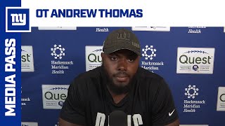 Andrew Thomas on Turning Page Quickly to Dallas Cowboys | New York Giants