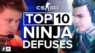 The Top 10 Ninja Defuses in CS:GO