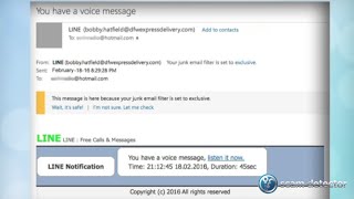 Beware of This Voice Message Email Scam!