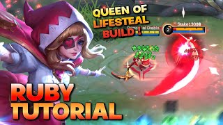 PAANO GAMITIN SI RUBY | BEGINNER'S TUTORIAL FOR MASTERING THE BUFFED RUBY 🔥 | EarlTzy