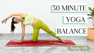 30-Minute Balance Yoga | Day 04 | Hye Yoga