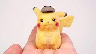 [띠부] Pokemon Detective Pikachu _ DIY Polymer Clay Tutorial / 폴리머클레이로 명탐정 피카츄 '실사화 피카츄' 만들기 (ENG SUB)