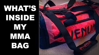 What's inside my MMA/Kickboxing bag?