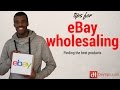 How To Find Wholesale Products To Sell On eBay | Best wholesale items for ebay