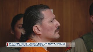 In-Shape rapist arraigned on escape charges