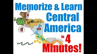 Memorize Central American Countries and Capitals in 4 Minutes