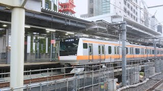 [12年ぶりの新造車] E233系0番台T71編成J-TREC出場回送 渋谷(JS-19, JA-10)通過