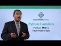 Python - Matrix Implementation