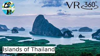 Islands of Thailand in 360° VR: Experience Beautiful Pha Nang, Ko Yao, Railey | VR Travel Video