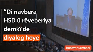 Pederson: Di navbera HSD û rêveberiya demkî de diyalog heye