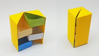 DIY Secret Stepper Box  Secret Box  How To Make A Stepper Box Easy  Origami Secret Box