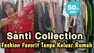 Gamis Brokat Pesta Resleting Pinggir SANTI COLLECTION ada Mukenah #fashion