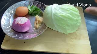 Kauri Vlogs - Vlog 92 - Simply Stir Fry Cabbage with Egg