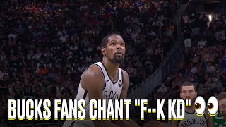 Bucks Fans Let Kevin Durant Hear It In Game 3