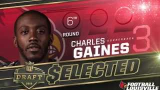 Louisville Football: Charles Gaines Draft Day Highlights