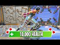 This 10,000 HEALTH Deathrun has 10 WORLDS... *CRAZY* (Fortnite Creative)