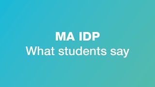 What students say - MA Interdisciplinary Dance Performance