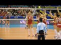 グラチャンバレー2013女子 アメリカ usa －ロシア rus スタメン 平成25年11月15日