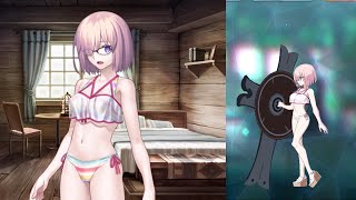 【FGO】マシュ・キリエライト〔常夏の水着Ver.02〕 霊衣開放＆バトルボイス＆全バトルモーション集【Fate/Grand Order】