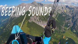 PARAGLIDERS THERMALING UP // variometer beeping, CC subtitles