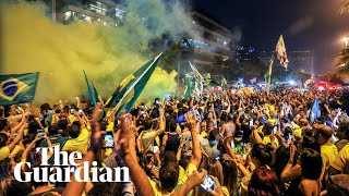 Celebrations and protests in streets of Brazil after Bolsonaro win