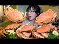 🦀 버터 내장 잔뜩!!!🦀 던지네스 크랩🦀 먹방❤️ dungenesscrab 🦀 帝王蟹 タラバガニ ปูยักษ์ Mukbang Asmr