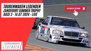 Tourenwagen Legenden #europeantour 2024 | Summer Trophy, Circuit Zandvoort | Rennen 3 Sonntag – live