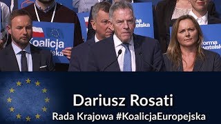 Rada Krajowa #KoalicjaEuropejska: Dariusz Rosati