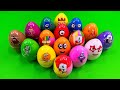 Rainbow Eggs SLIME: Digging Numberblocks Dinosaur Eggs with CLAY Coloring! Satisfying ASMR Videos