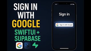 Sign in with Google in SwiftUI using Supabase Auth